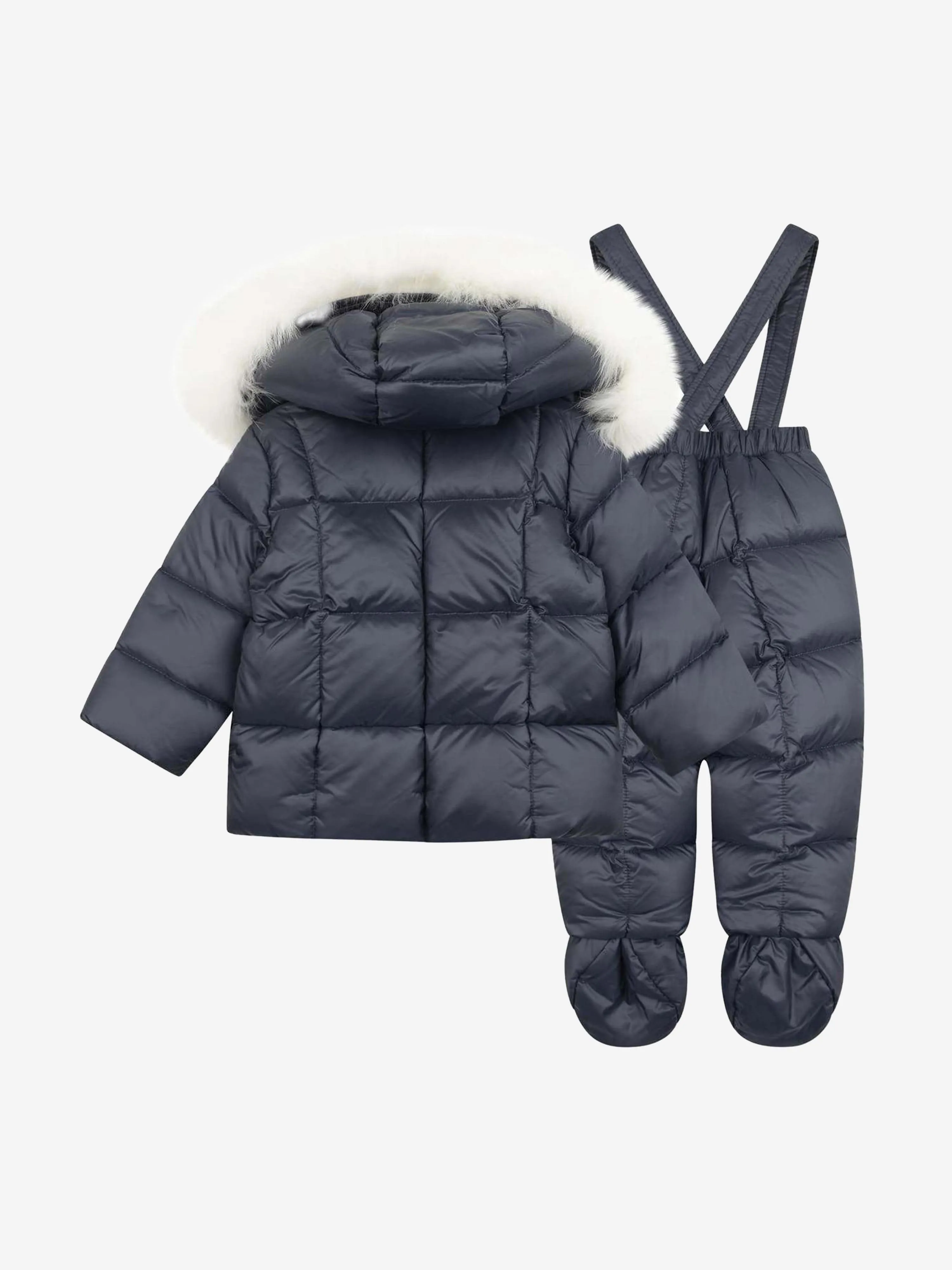 Moncler Enfant Down Padded Baby Snowsuit