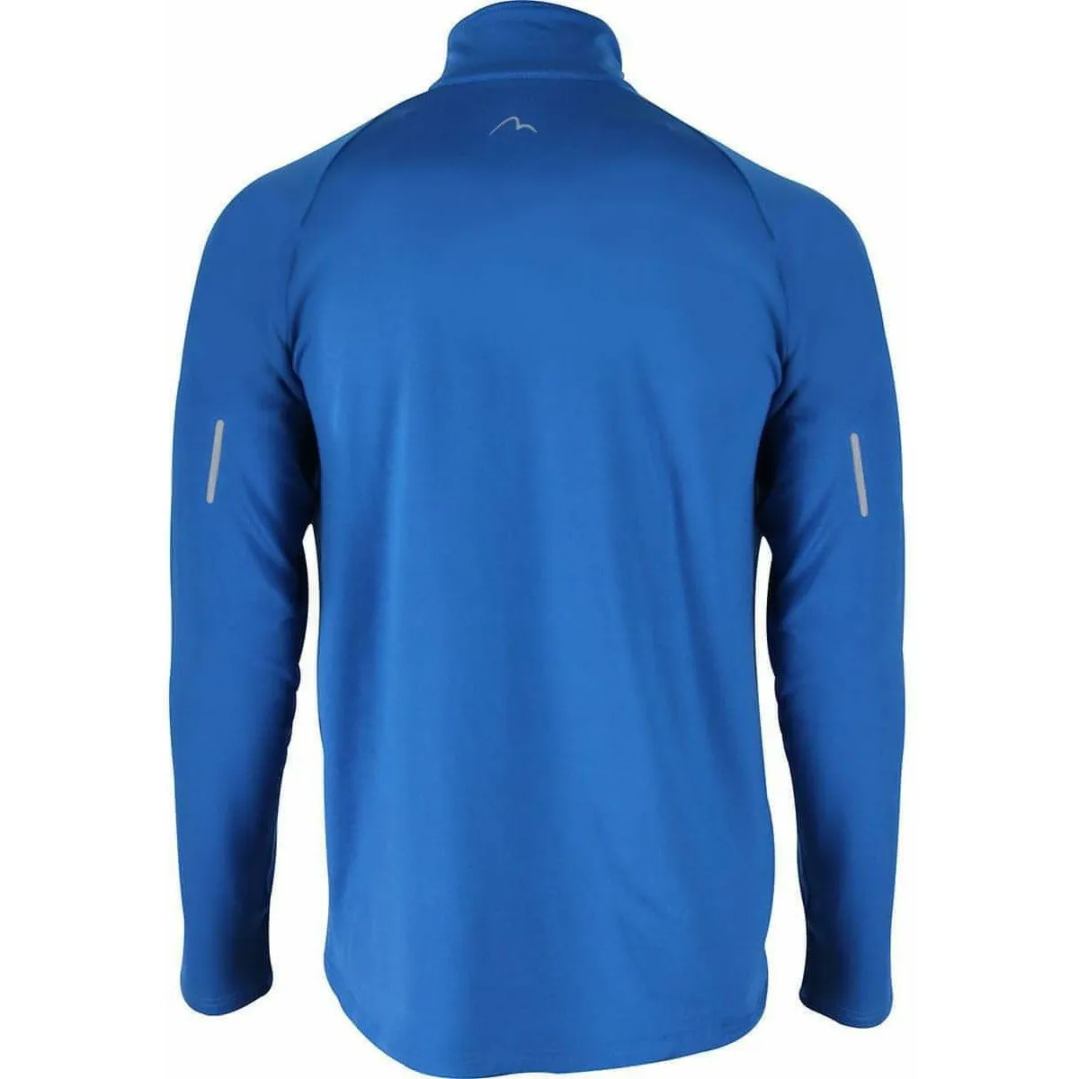 More Mile Alaska Half Zip Long Sleeve Mens Running Top - Blue