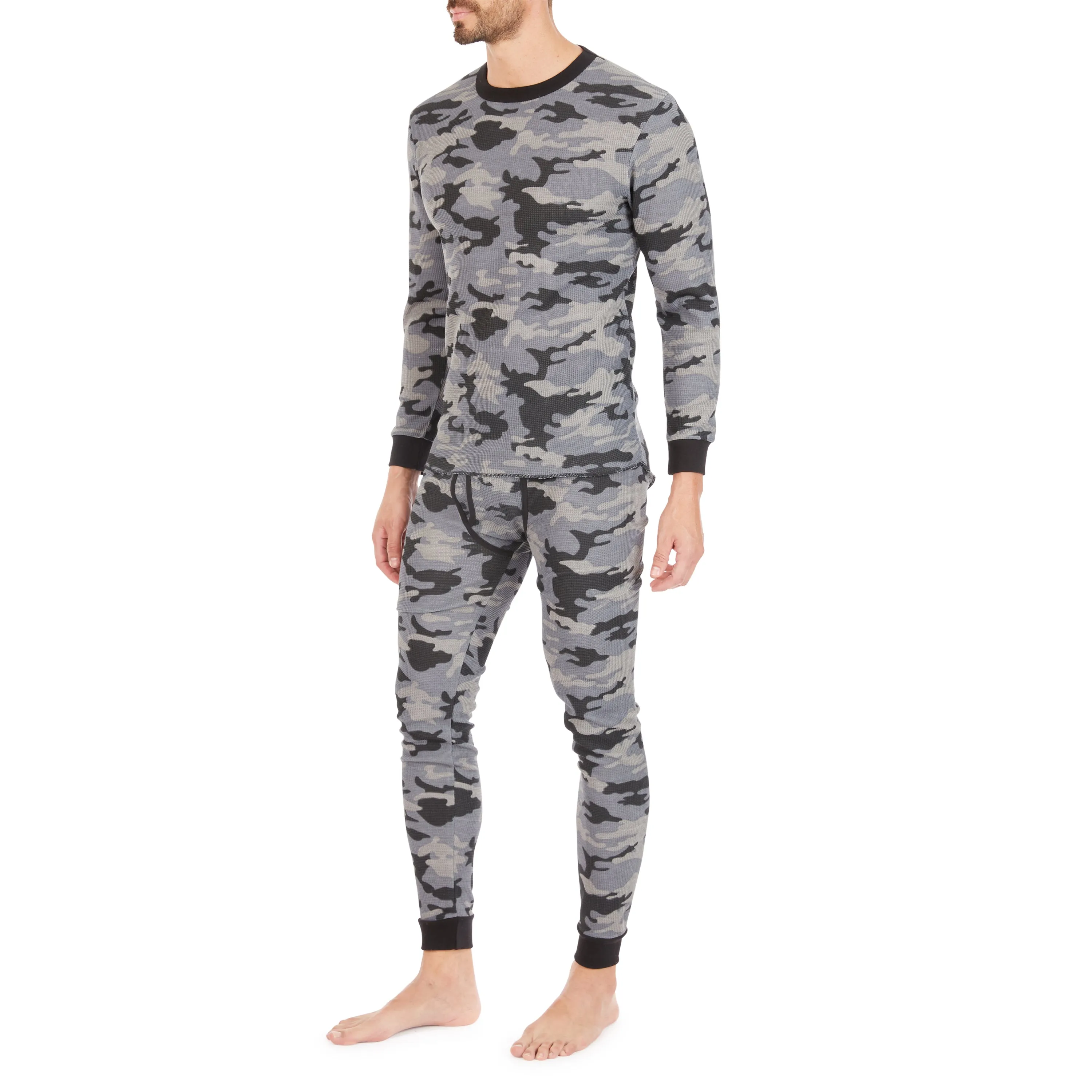 PRINTED CAMO THERMAL UNDERWEAR SET