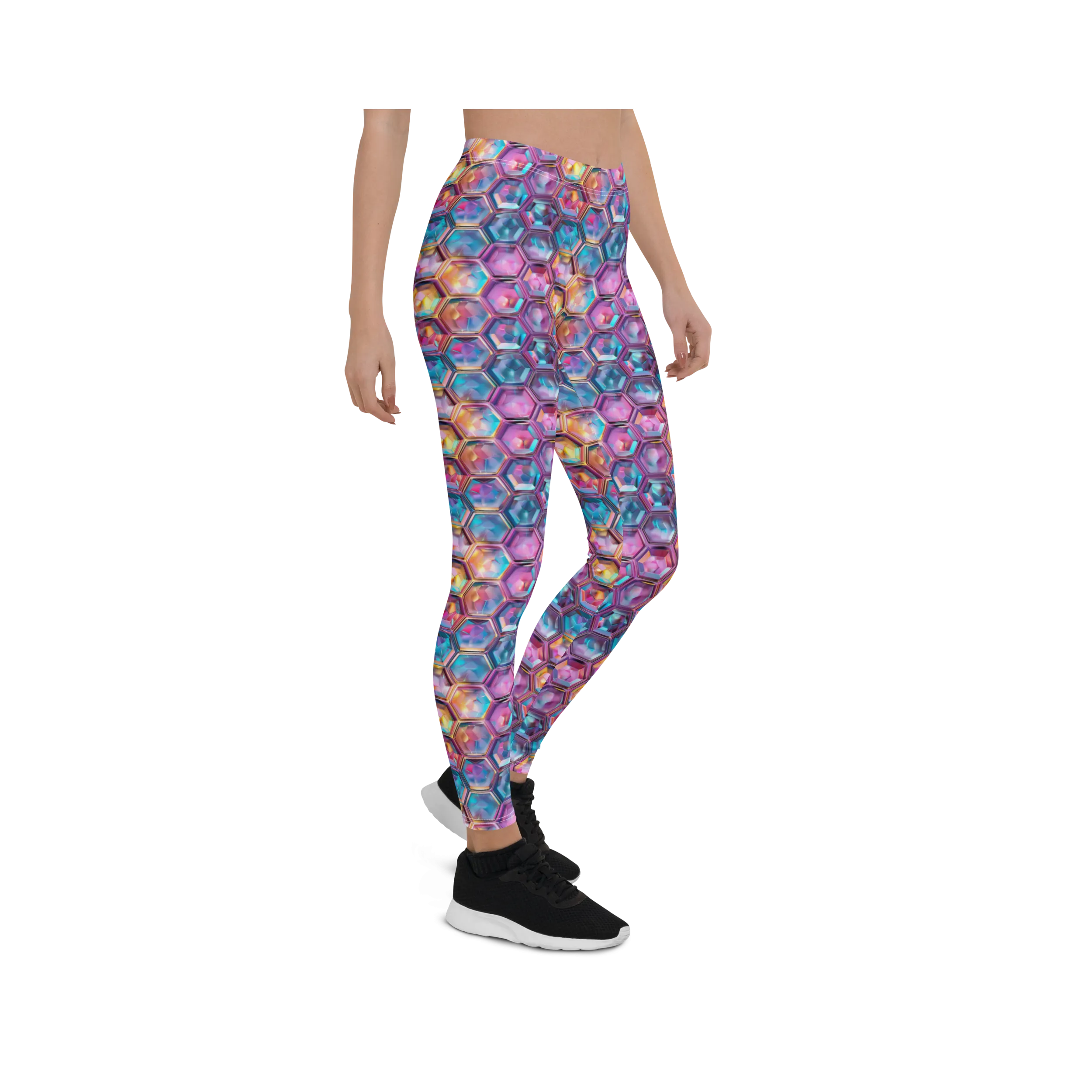 Rainbow Honeycomb Leggings