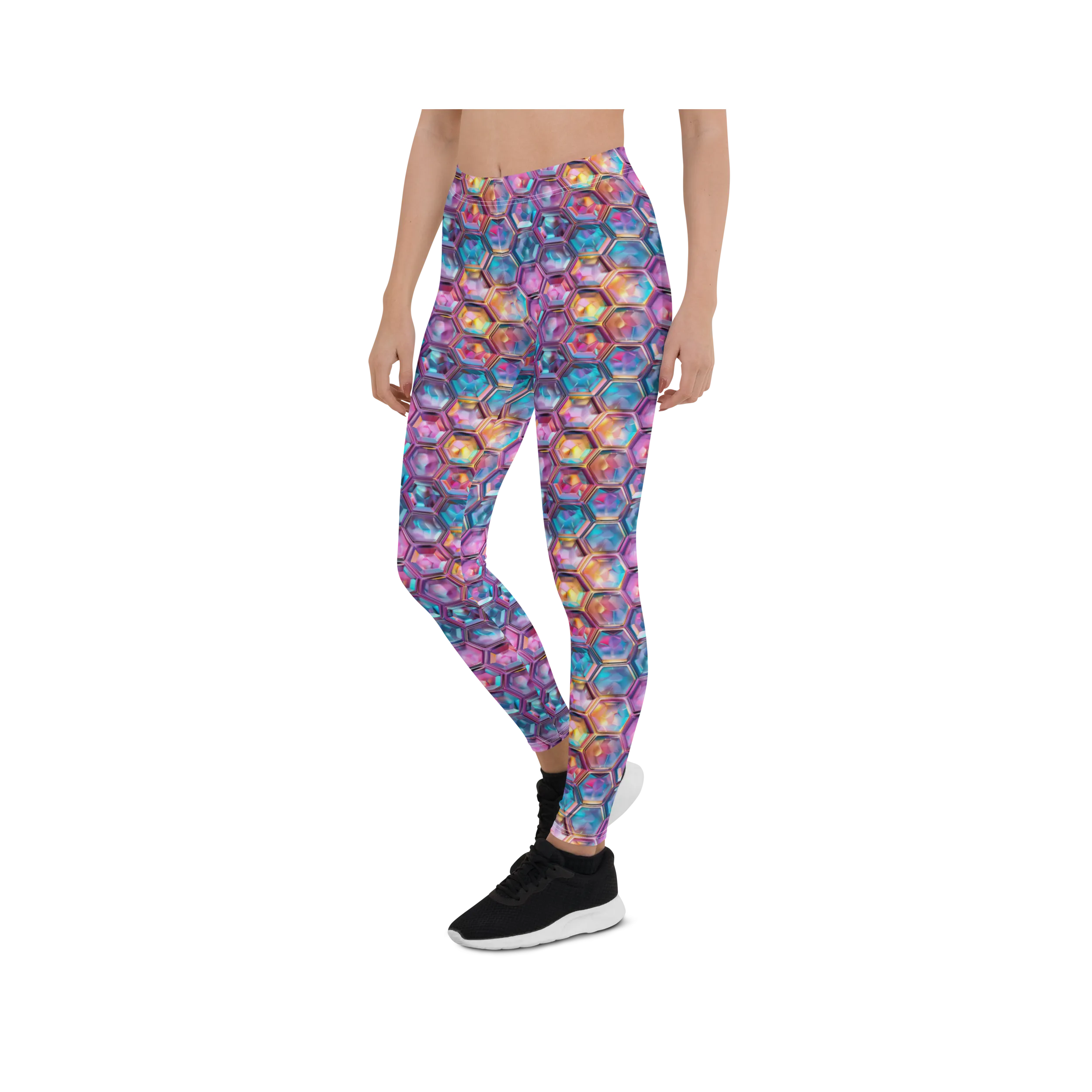 Rainbow Honeycomb Leggings