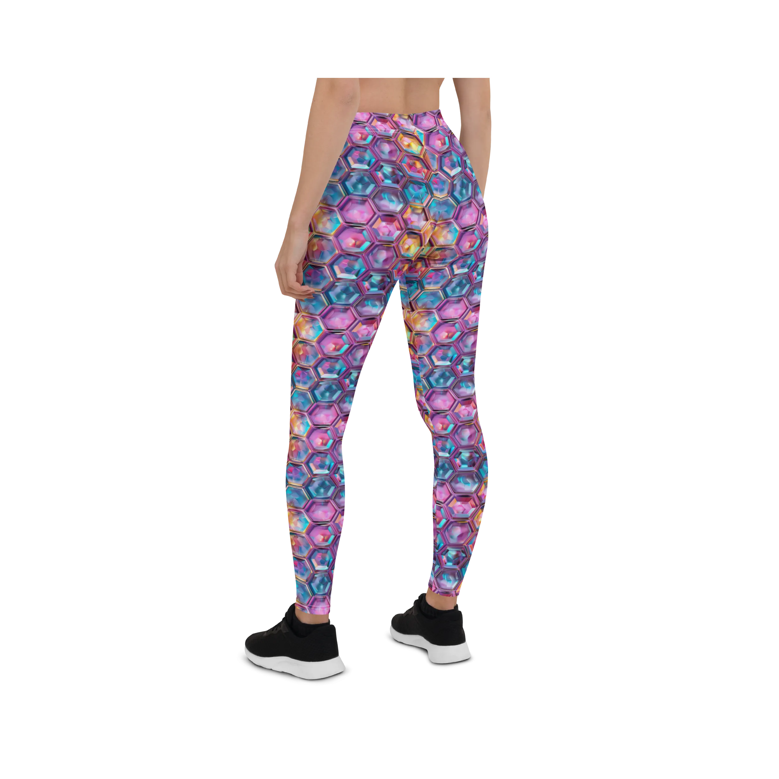 Rainbow Honeycomb Leggings