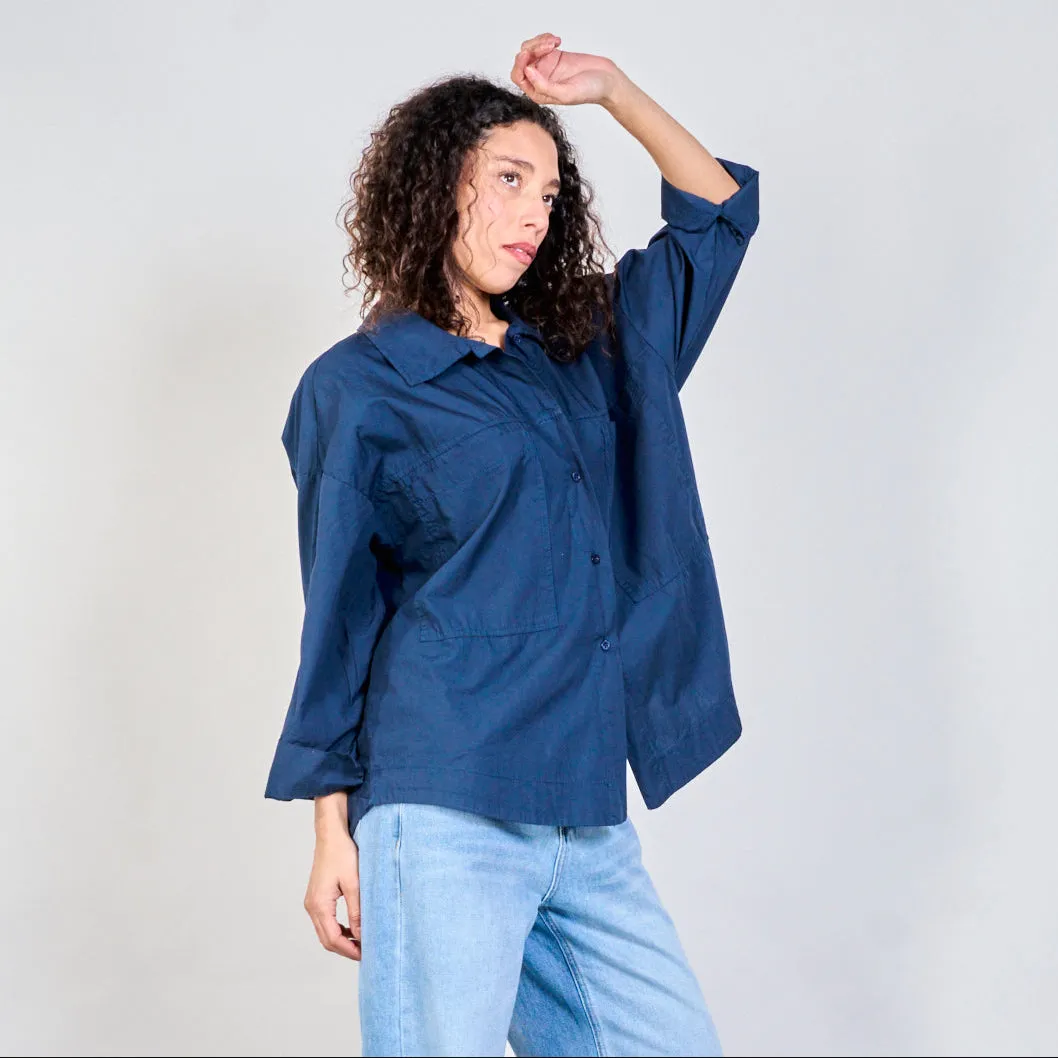 Relaxed fit utility shirt wholesale