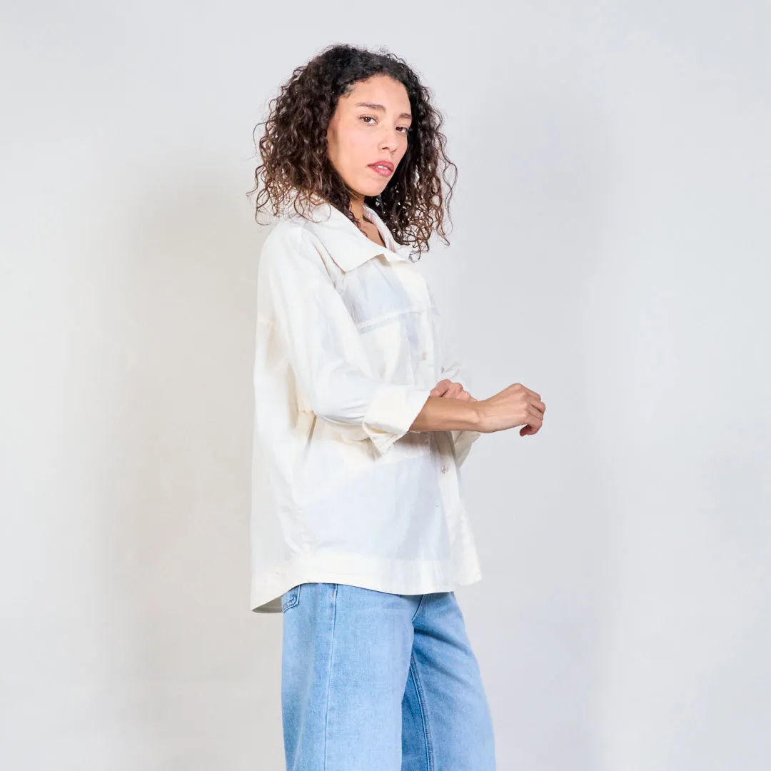 Relaxed fit utility shirt wholesale