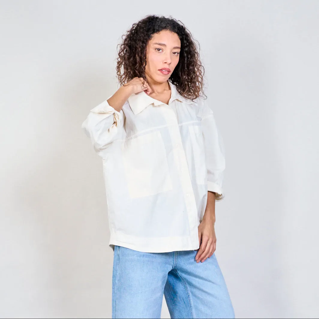 Relaxed fit utility shirt wholesale