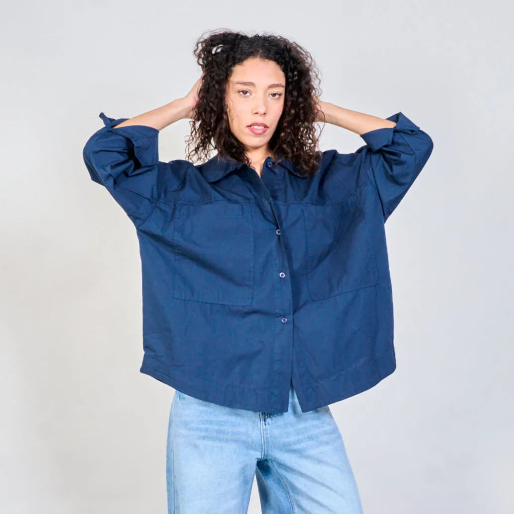 Relaxed fit utility shirt wholesale