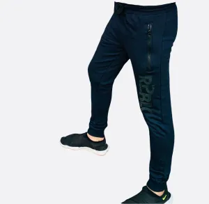 RIBBED-NAVY Track Pants