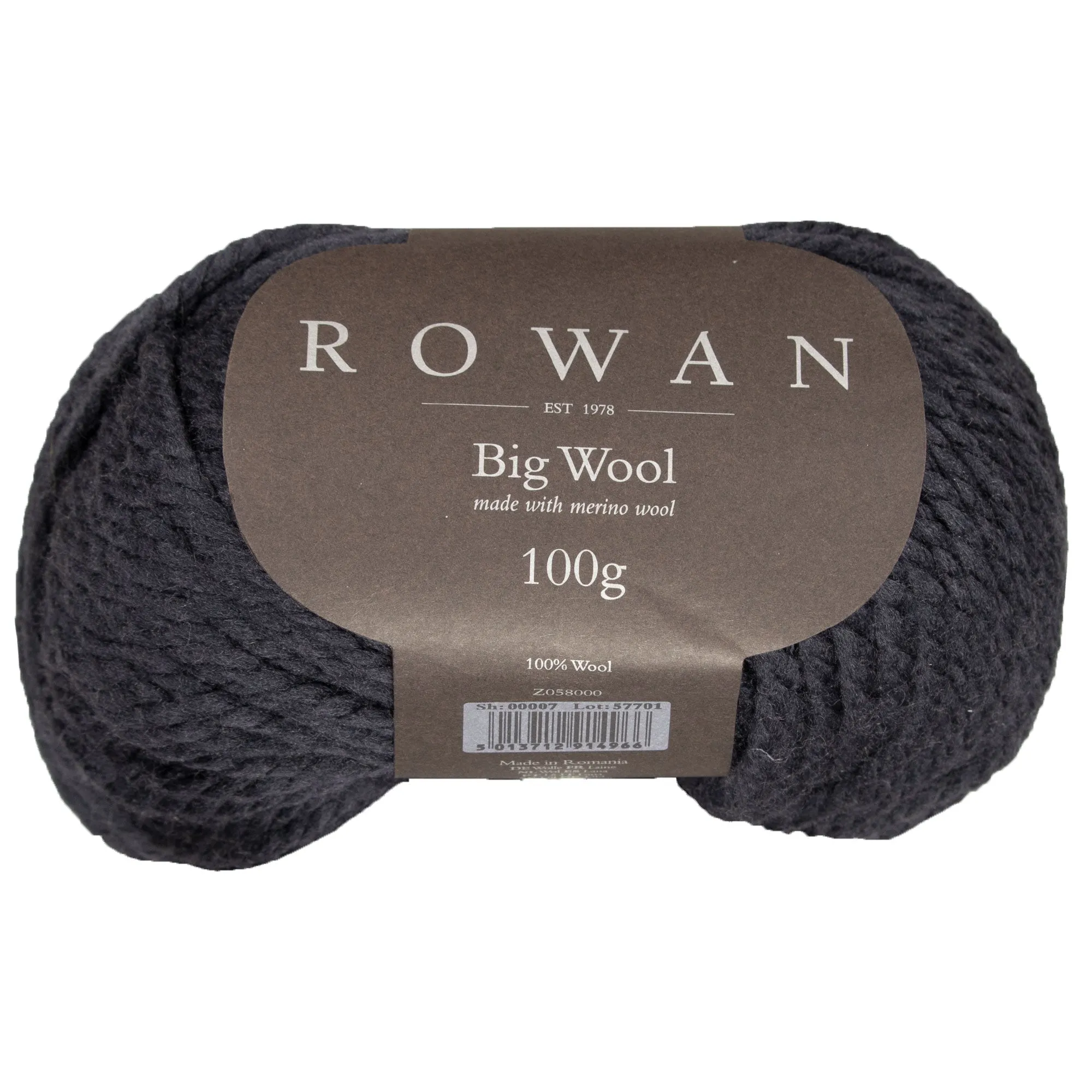 Rowan Big Wool Yarn - 07 Smoky