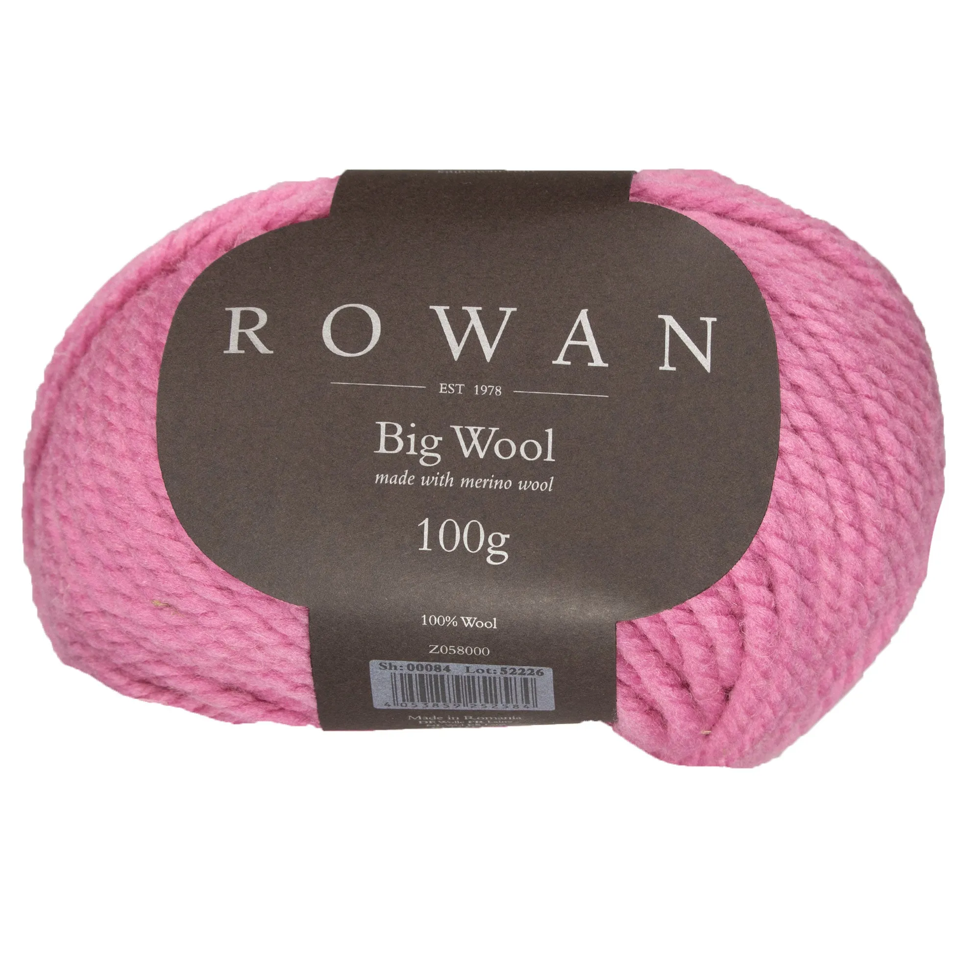 Rowan Big Wool Yarn - 84 Aurora Pink