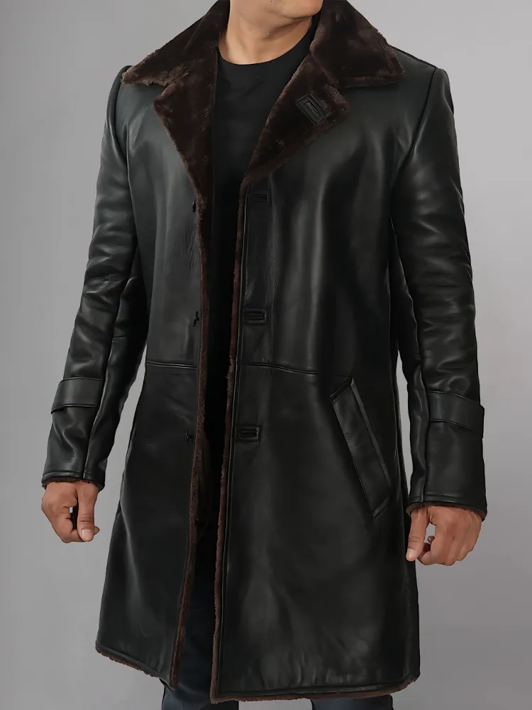 RYAN GOSLING BLADE RUNNER 2049 BLACK TRENCH COAT