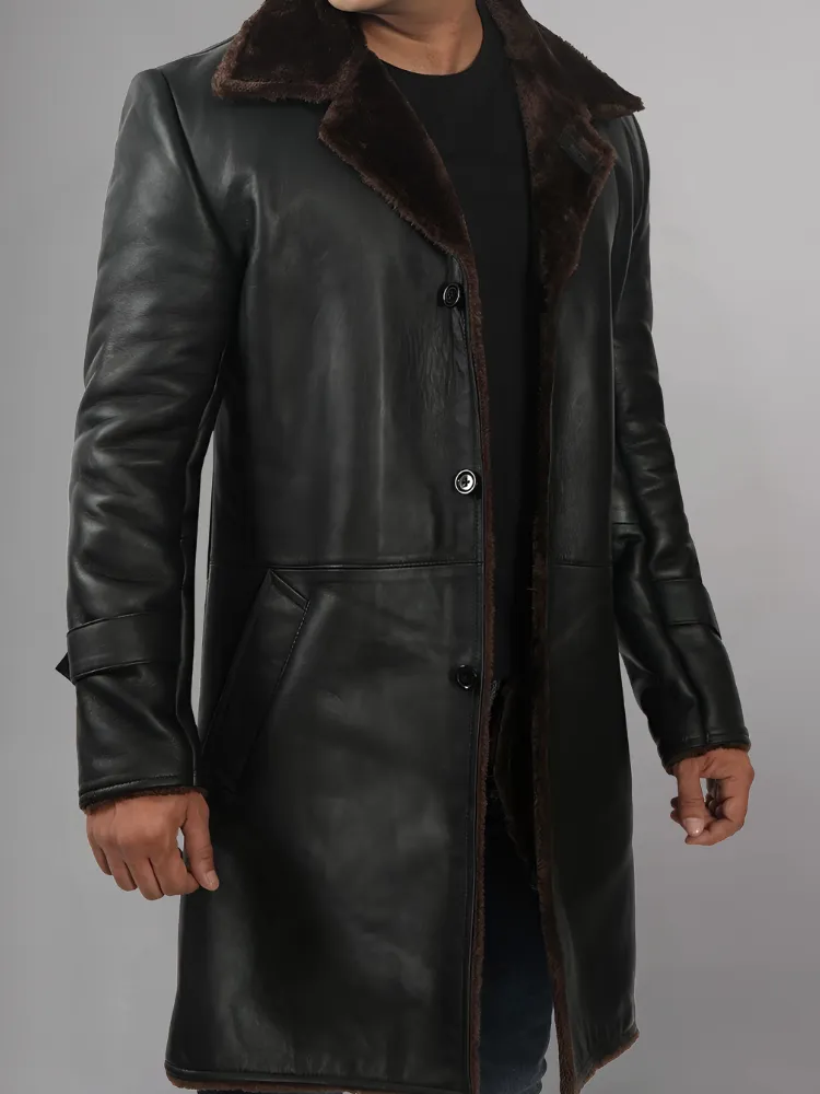 RYAN GOSLING BLADE RUNNER 2049 BLACK TRENCH COAT