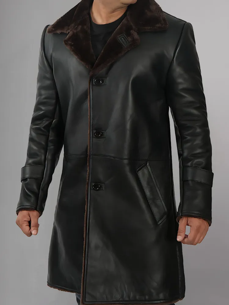 RYAN GOSLING BLADE RUNNER 2049 BLACK TRENCH COAT