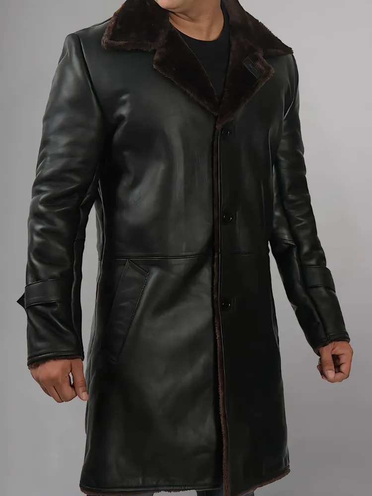 RYAN GOSLING BLADE RUNNER 2049 BLACK TRENCH COAT