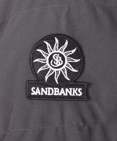 Sandbanks Banks Puffer Jacket: CHARCOAL