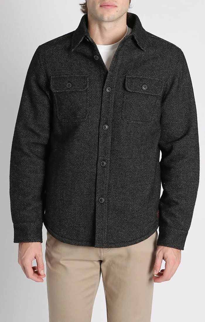 Sherpa Lined Wool Jacket