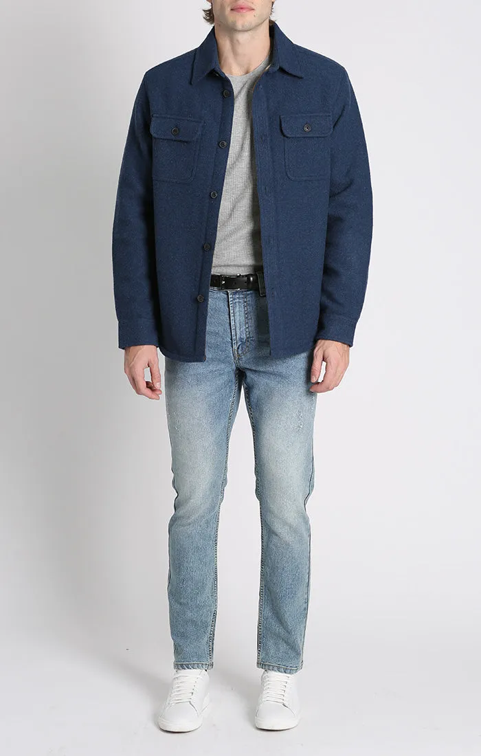 Sherpa Lined Wool Jacket