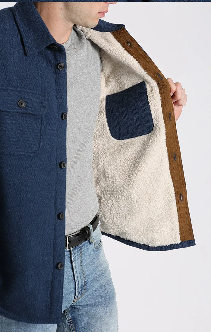 Sherpa Lined Wool Jacket