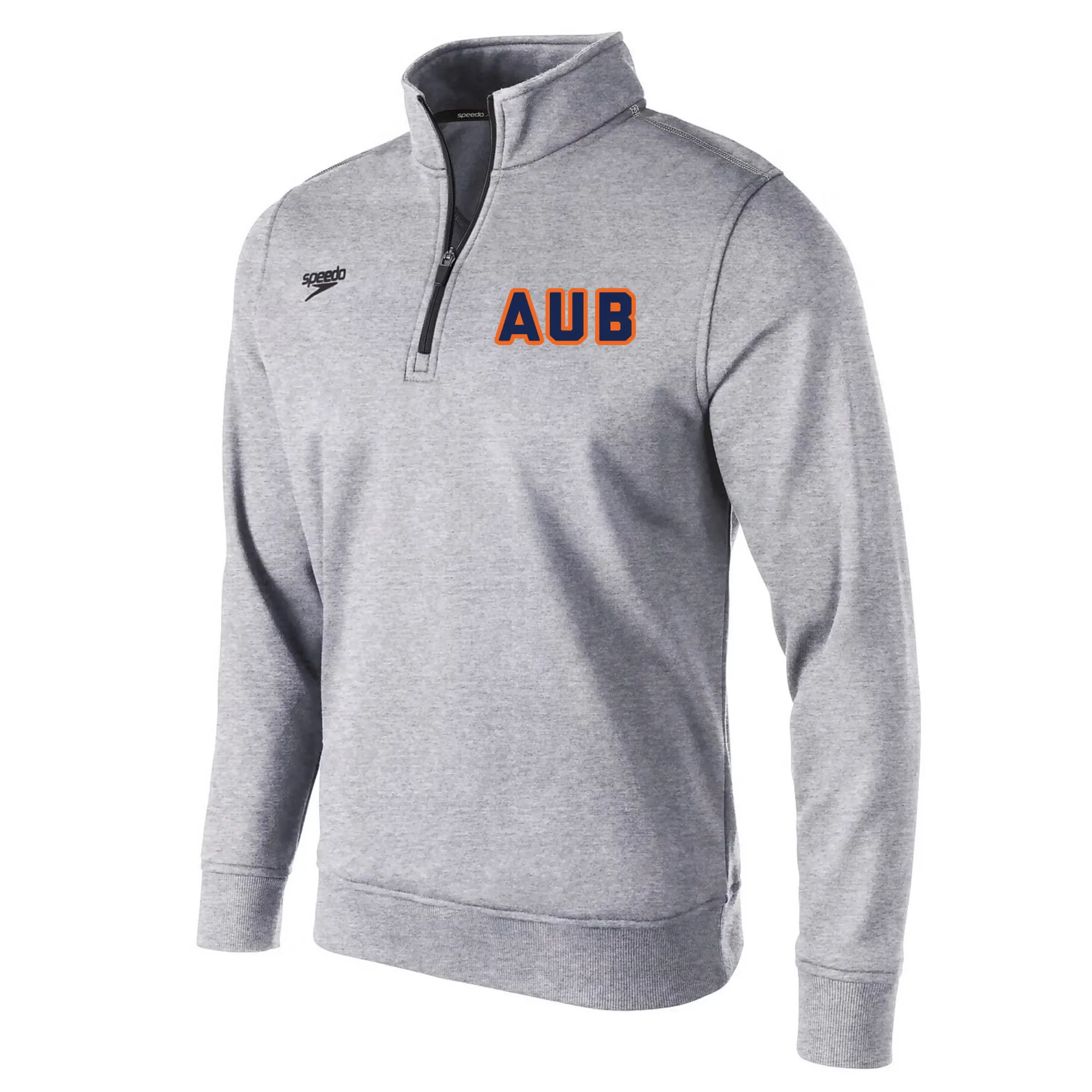 Speedo 1/4 Zip Fleece Sweatshirt (Customized) - Auburn Aquatics