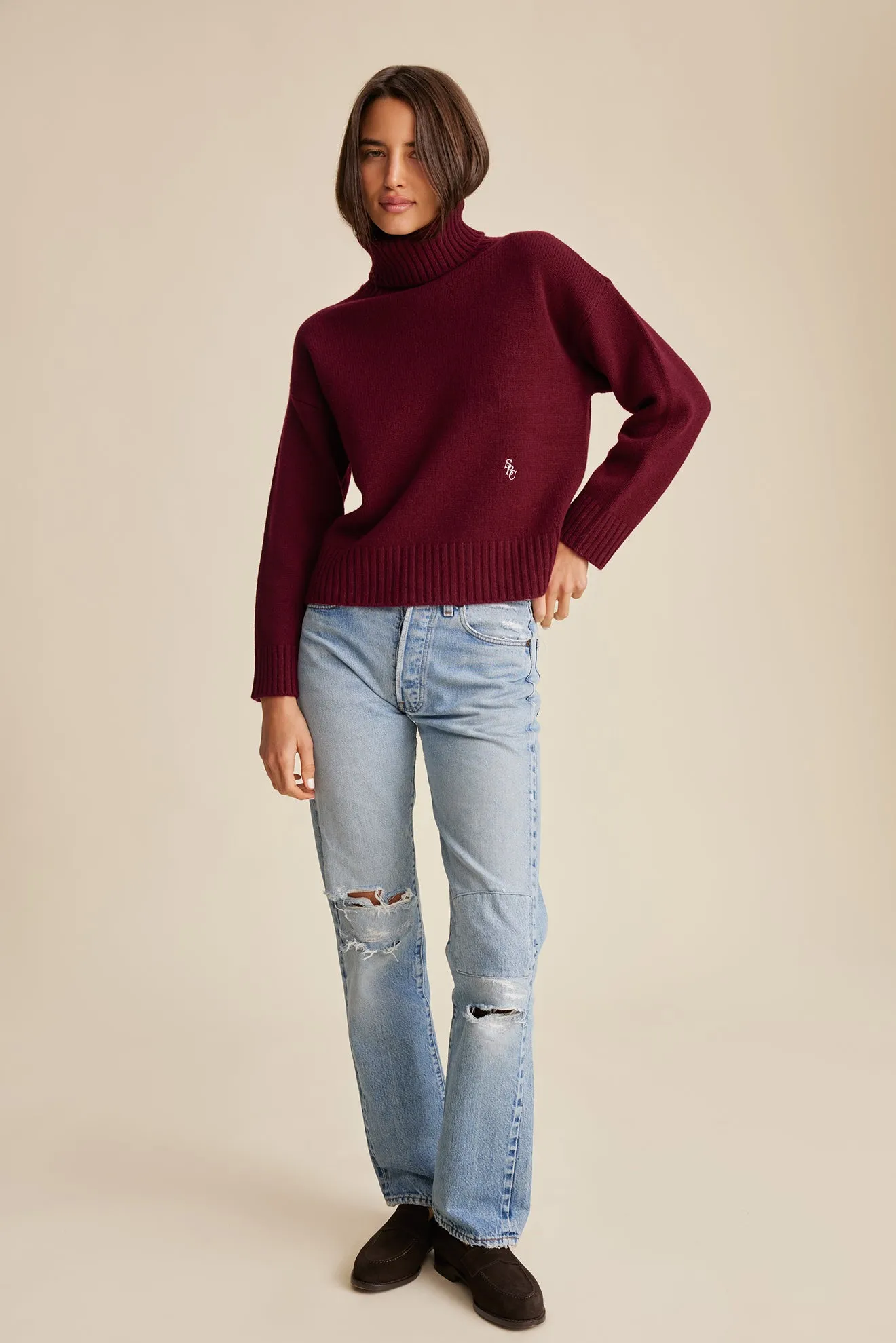 SRC Turtleneck - Merlot