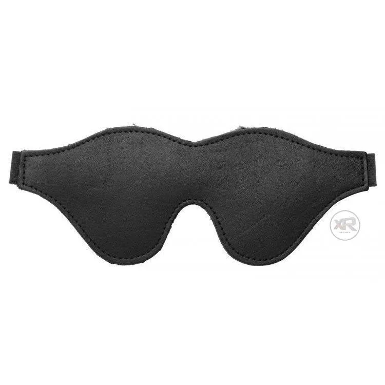 Strict Leather Black Fleece Lined Blindfold