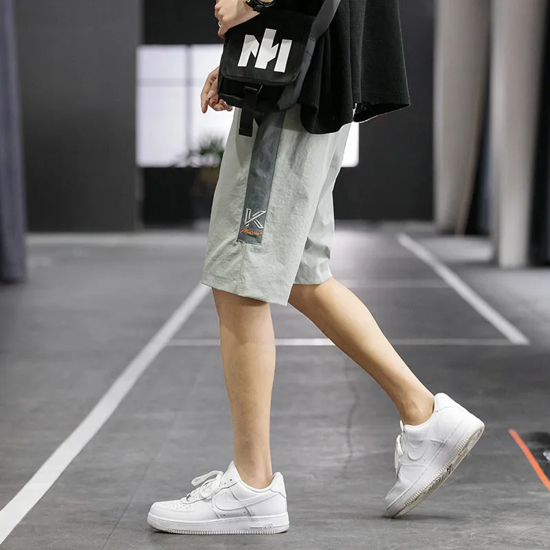 Summer Men Casual Shorts Bermuda Pants Korean Trendy Loose Bermuda Shorts