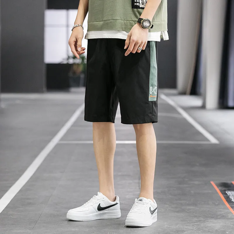 Summer Men Casual Shorts Bermuda Pants Korean Trendy Loose Bermuda Shorts