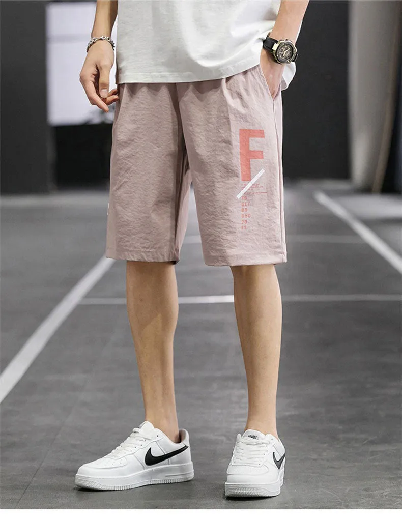 Summer Men Casual Shorts Bermuda Pants Korean Trendy Loose Bermuda Shorts