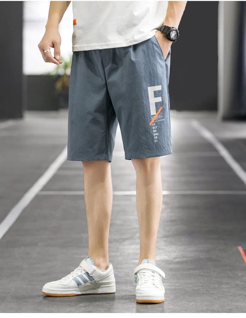 Summer Men Casual Shorts Bermuda Pants Korean Trendy Loose Bermuda Shorts