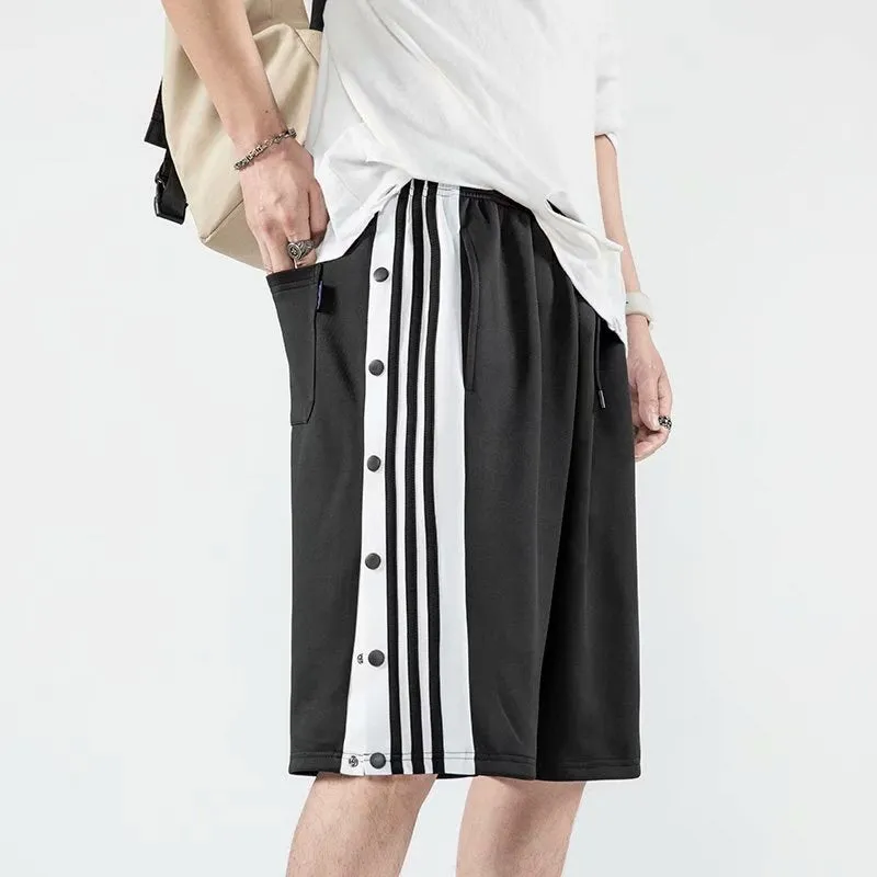 Summer Trendy Shorts MenSport Pants Hip-Hop Couple Women Casual Mid-Length Basketball Korean Bermuda Shorts