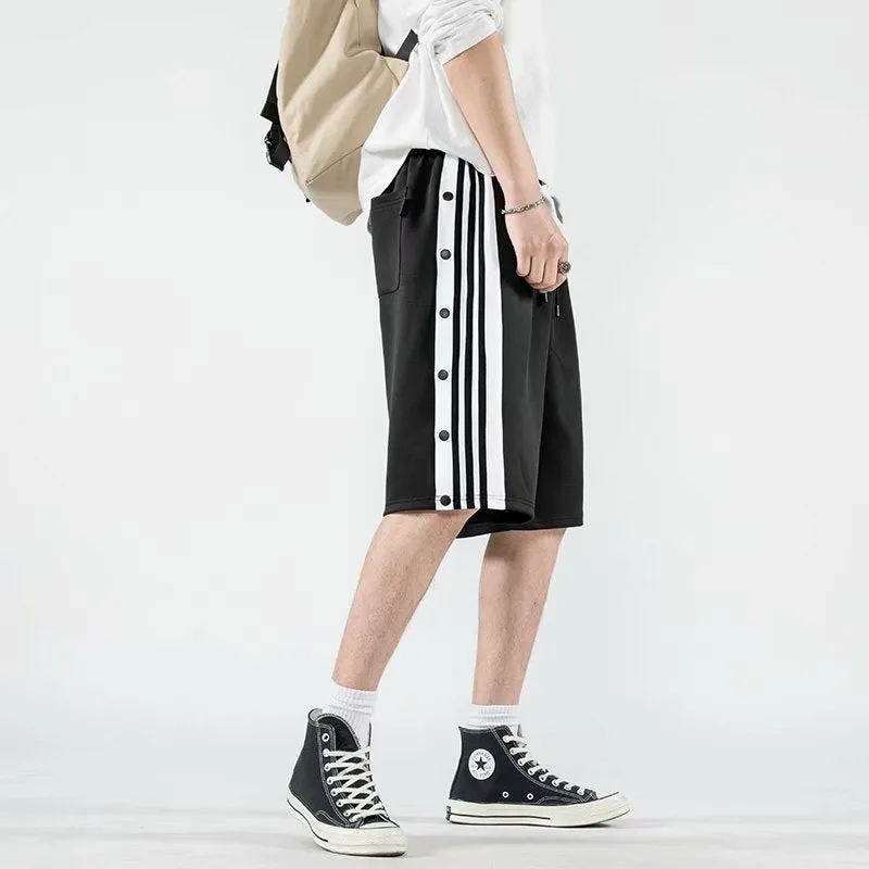 Summer Trendy Shorts MenSport Pants Hip-Hop Couple Women Casual Mid-Length Basketball Korean Bermuda Shorts