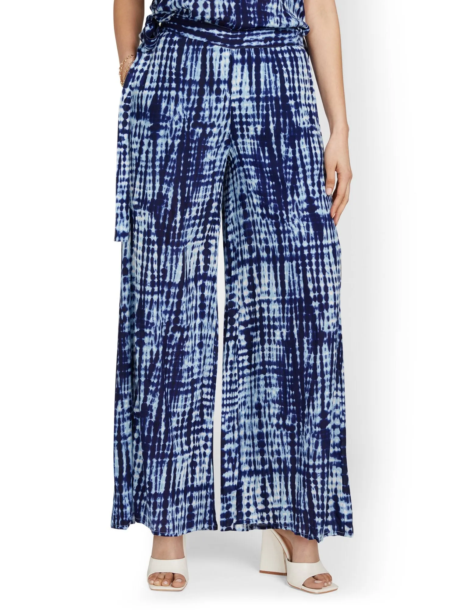 Tie-Dye Wide-Leg Pant