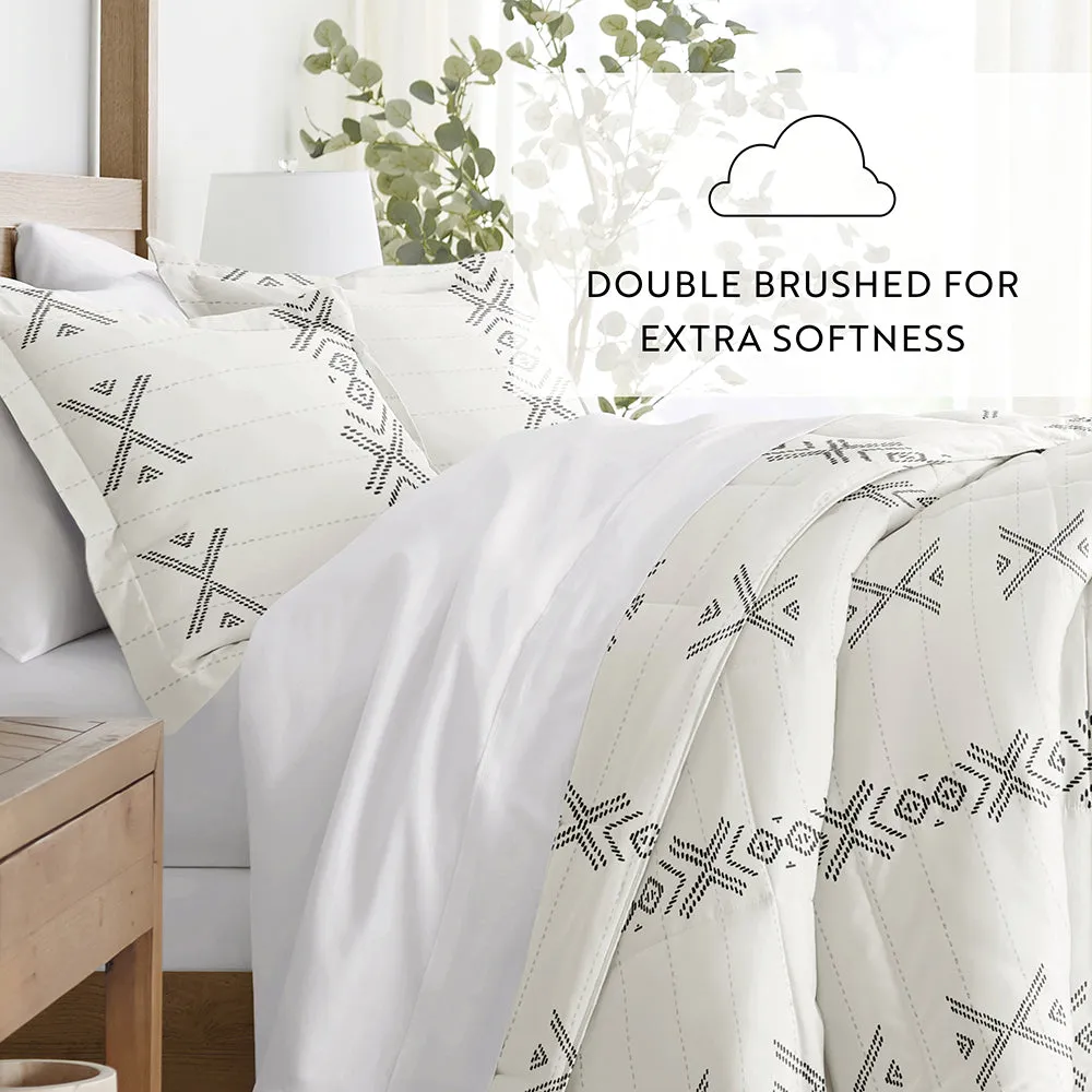 Urban Stitch Patterned Down-Alternative Comforter Set - 12 Days of Deals