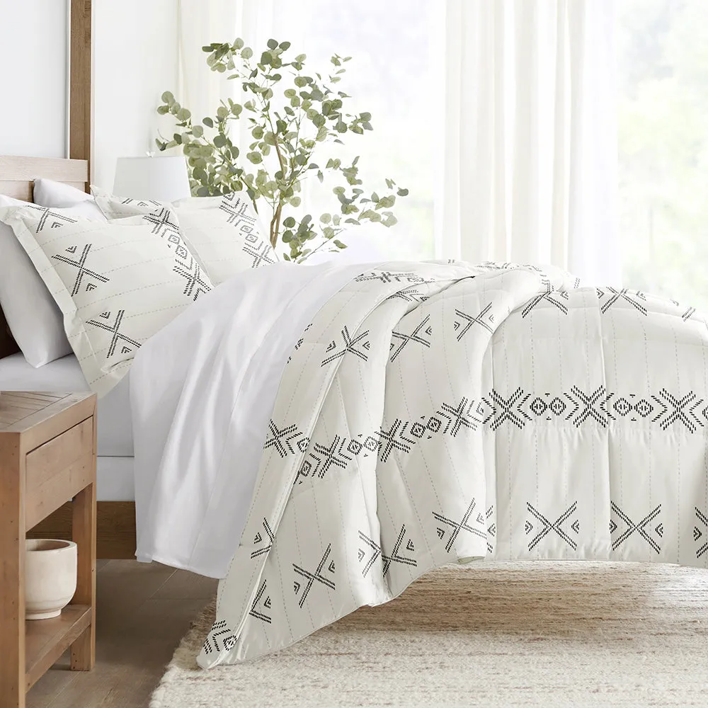 Urban Stitch Patterned Down-Alternative Comforter Set - 12 Days of Deals