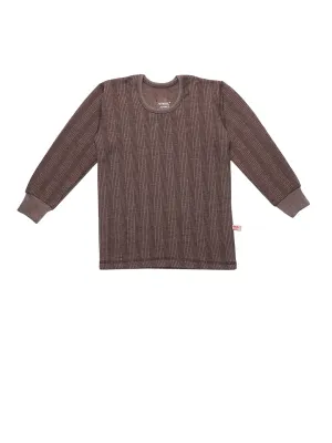 Vimal Jonney Kids Brown Thermal Top