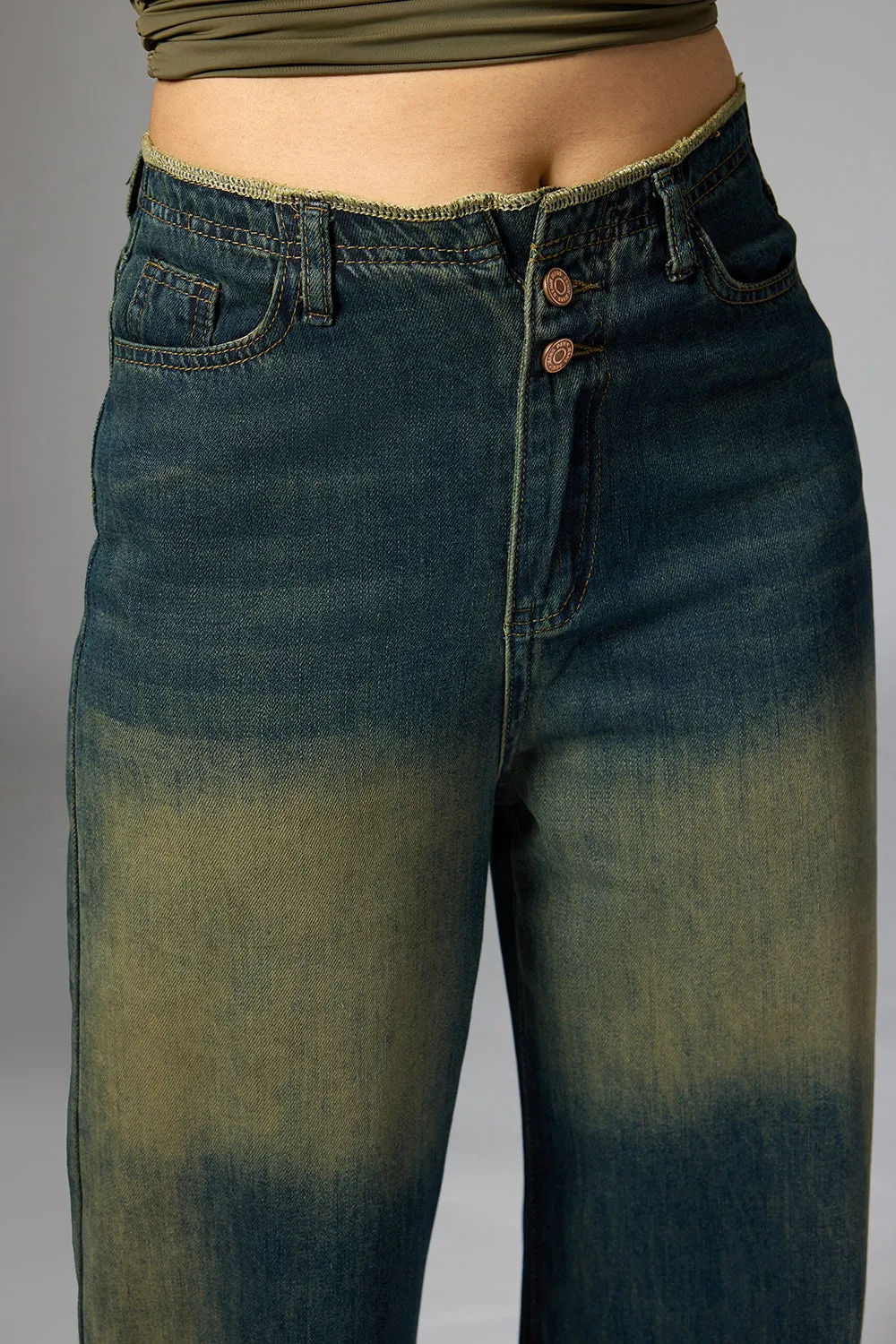 Vintage Washed Out Denim Jeans