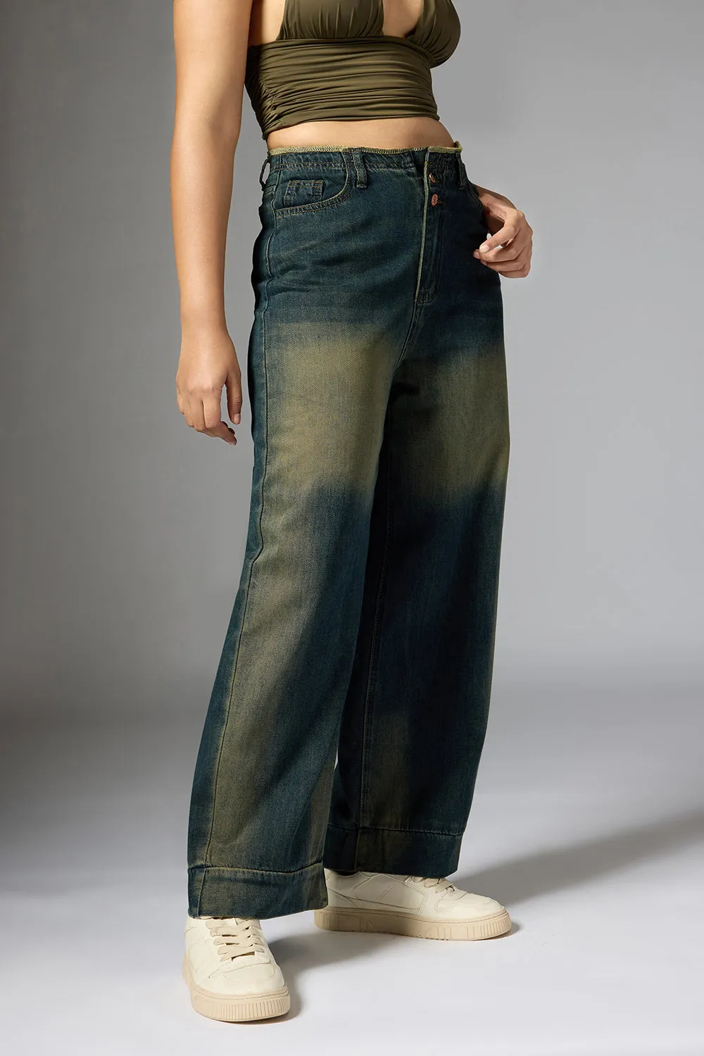 Vintage Washed Out Denim Jeans