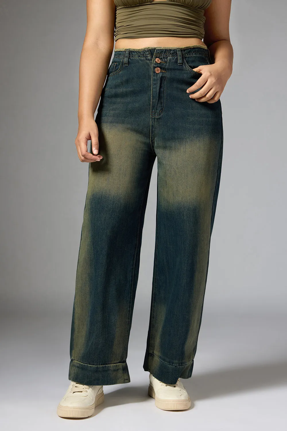 Vintage Washed Out Denim Jeans