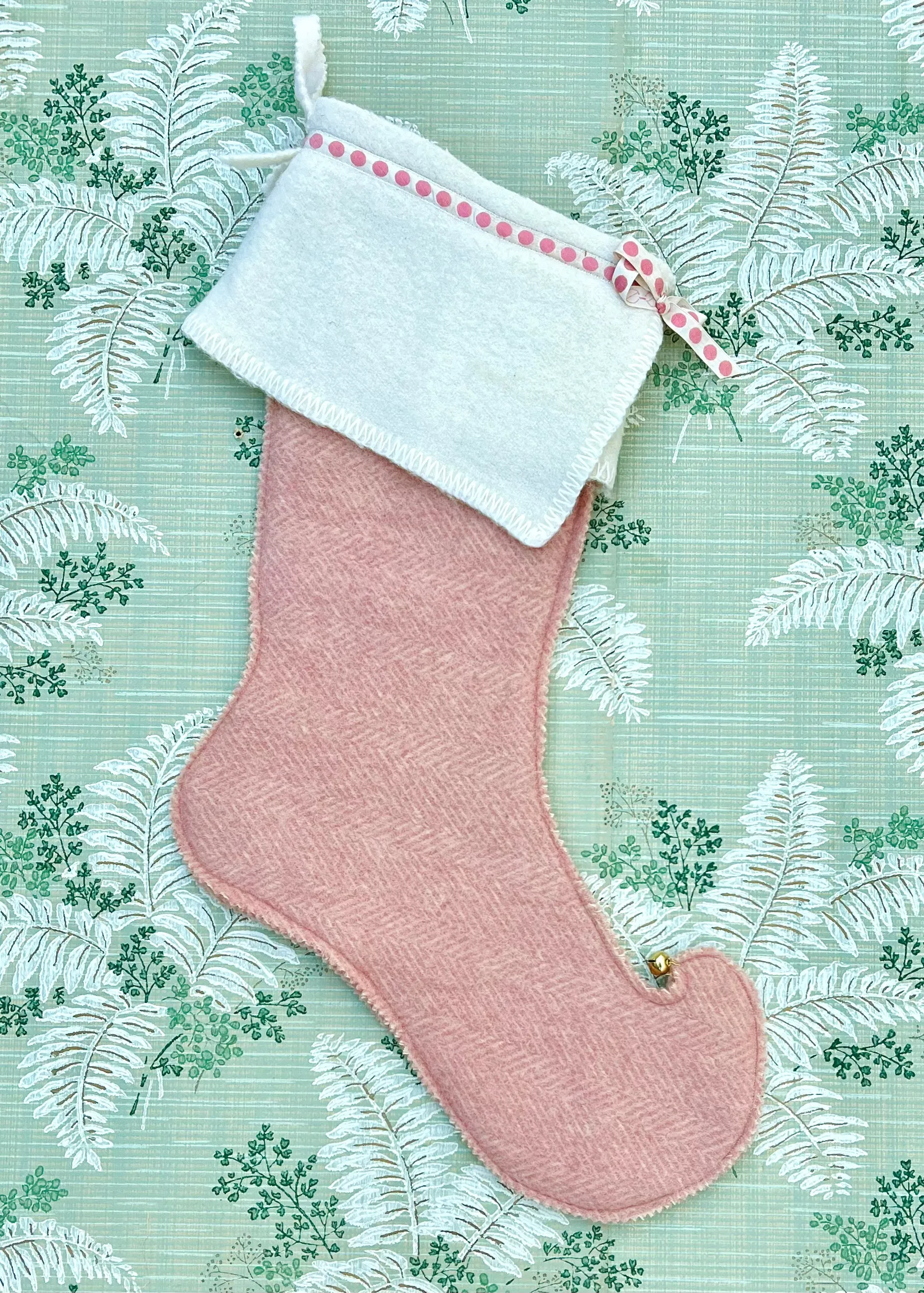 Vintage Wool Stockings - Pink Chalet