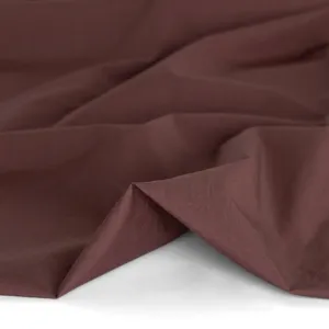 Washed Cotton Poplin - Deep Mauve