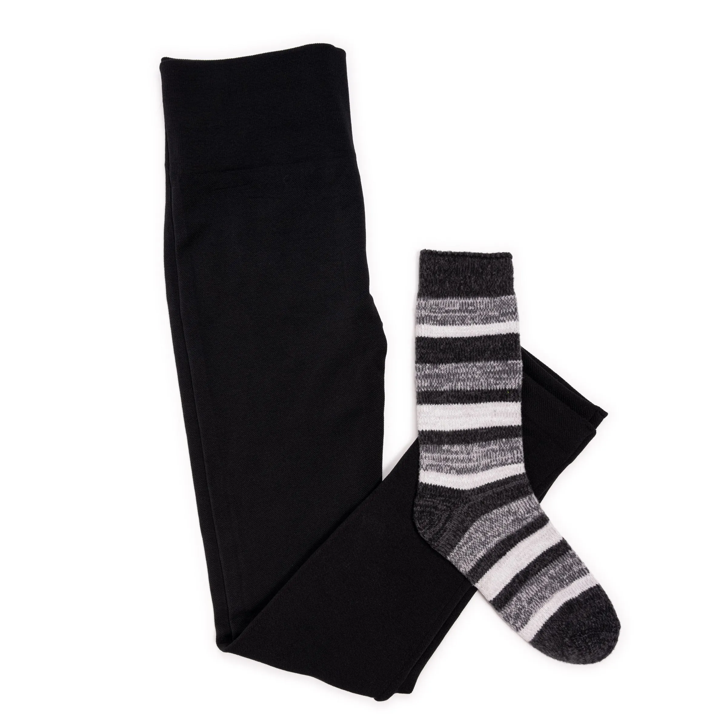 Women's Fleece Lined Legging and Sock Set