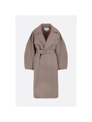 Wrap Wool Trench Coat